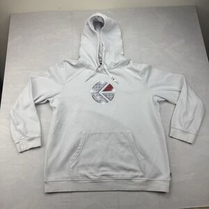 Ethika White Pullover Hoodie Men's 2XL Fleece Lined Streetwear Y2K